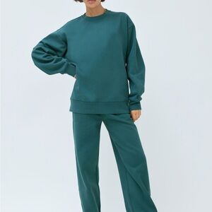 TNA Teal Track sweater only